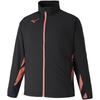 Vêtements de Tennis Entraînement Veste Croisée Absorbant la Sueur Séchage Rapide Stretch Dynamotion Fit 62JC2010 Noir x Flamme Néon XS [Mizuno]