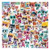 50/100 Nouveaux autocollants graffiti Super Kitties, autocollants décoratifs pour valise et téléphone portable
