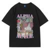 Alpha Man T-shirt Vriend Beste Vriend Cadeau T-shirts Grappige Meme Grafische T-shirts Korte Mouw Hip-hop Oversized Harajuku T-shirts Mannen