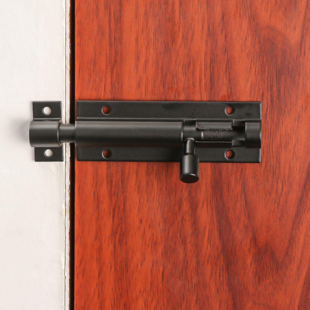 Door Bolts Padlock Clasp Hinge Window Catch Lock Door Lock Buckle Cabinet Catches Silent Gate Hook