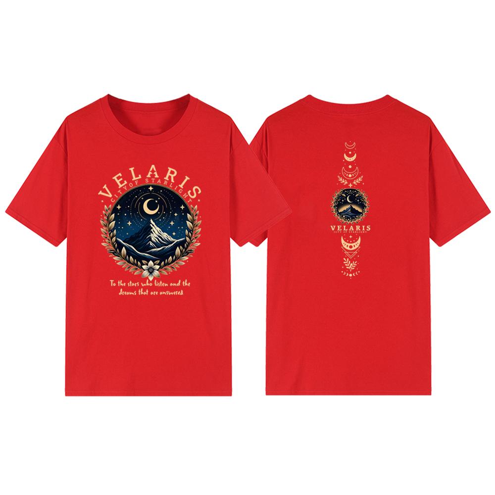 Velaris City of Starlight Shirt ACOTAR TShirt The Night Court Tshirts Unisex Women Graphic T Shirts SJM Merch Shirt Bookish Gift
