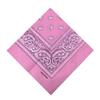 Kakatrend Bandana Pink Paisley 100% Cotton Adult Bandana Handkerchief Cotton Bandana Unisex Durag Large 55cm X 55cm