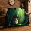 Klassische T-Totoro Cartoon Niedliche Flanelldecke Weiche Warme Überwurfdecke für Schlafzimmer Wohnzimmer Bett Reisen Camping Picknick Kind