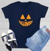 Pumpkin Hallo Sarcastic Novelty Graphics Funny Womens T-Shirt