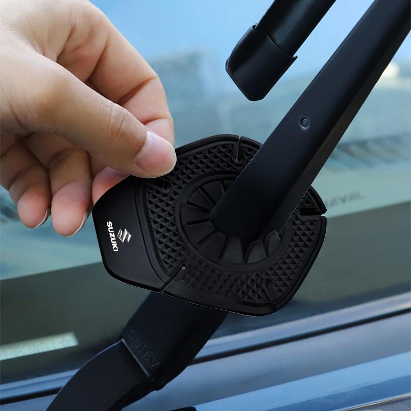 2 szt. Osłona ochronna wycieraczki samochodowej Nakładka wycieraczki przeciwpyłowej dla Suzuki GSR GSR750 GSR600 SV 650 Swift Jimny Grand Vitara Samurai Spacia Liana