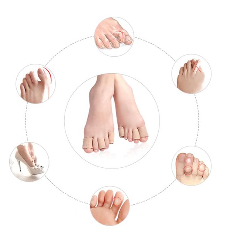 Tissu Gel Tube Bandage doigt orteil protecteur pied pieds soulagement de la douleur soins des pieds