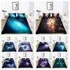 Sky Duvet Cover Starry Sky Print Bedding Clothes Newly Comforter Cover Suit Teens Children King Size Queen Size Bedding Cover
