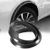 1 stück Universal Auto Flares Expander Arch Rad Schutz Augenbraue Body Kit Lip Carbon Faser Schmutzfänger Erweiterung Protector
