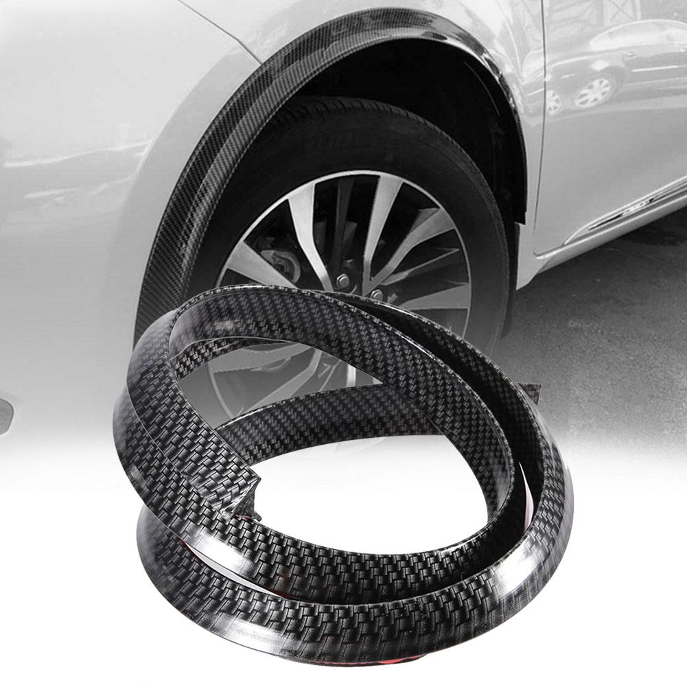 1 stück Universal Auto Flares Expander Arch Rad Schutz Augenbraue Body Kit Lip Carbon Faser Schmutzfänger Erweiterung Protector