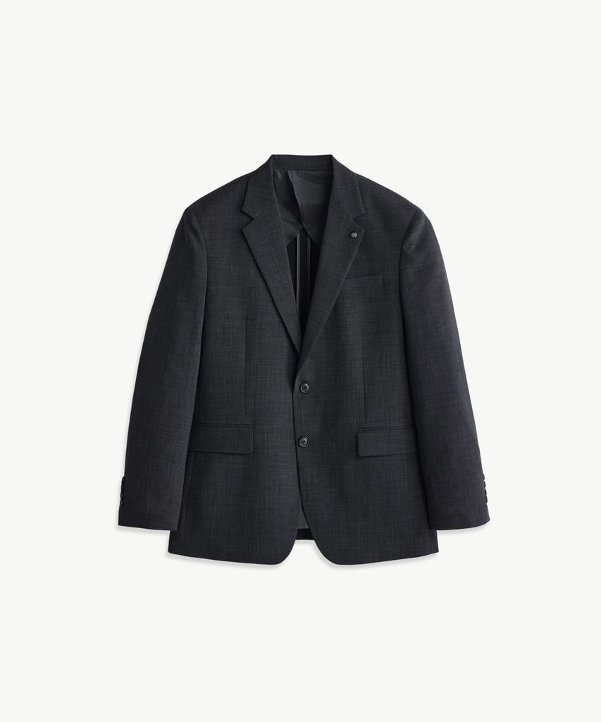 Stco [Summer] Two-Tone Textured Setup Jacket_Charcoal Gray (Relaxed Fit)_Sejxb01Nsc