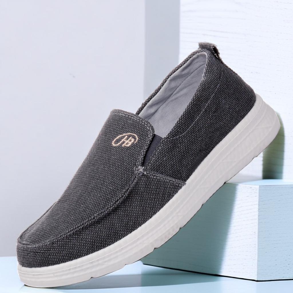 Extra Grote Heren Canvas Schoenen: Casual instapper, maten 45-48