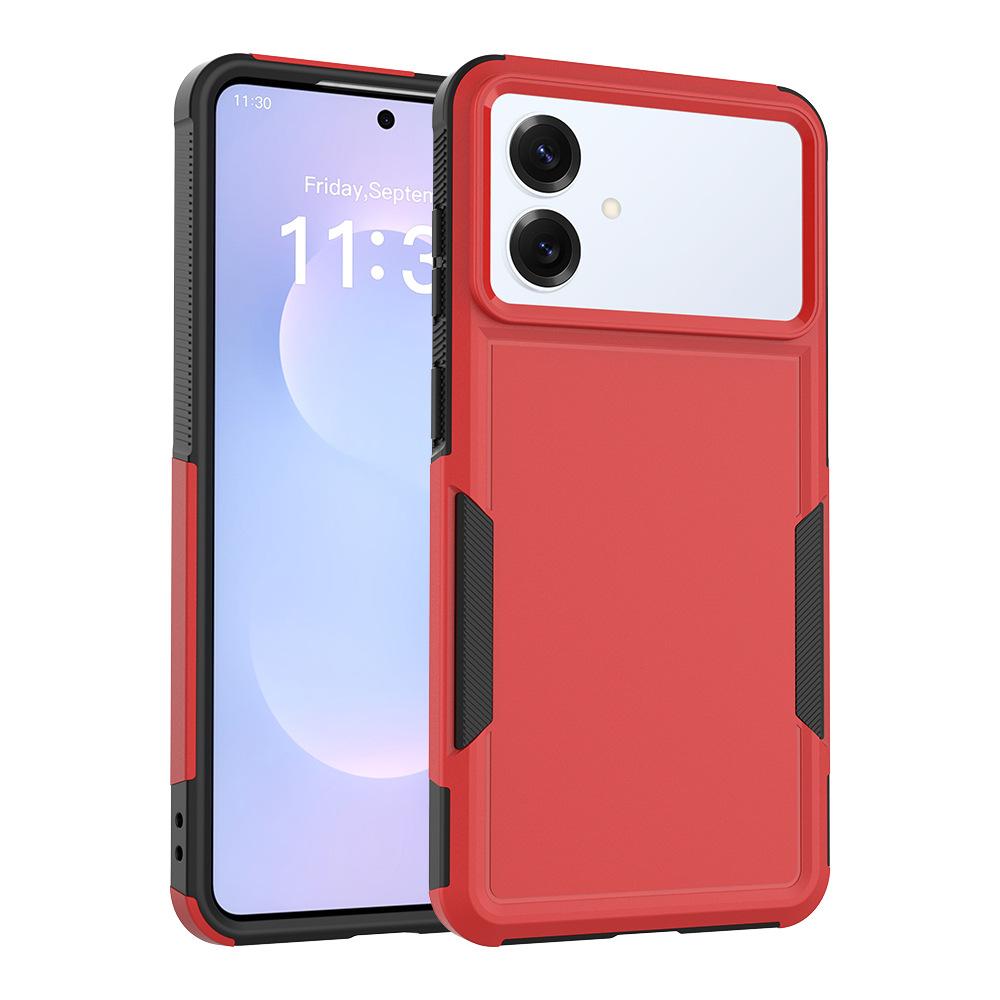 Customized applicable samsung s25edge two-in-one mobile phone case tpu double-layer pc anti-drop matte s26fe mobile phone case