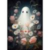 Dark Academia Flowers Ghost Woods Pumpkins Vintage Posters Prints Canvas Painting Wall Art Picture Gothic Halloween Spooky Decor