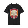 Gitaar Badge T-shirt, Muziekliefhebber T-shirt, Gitaar Design T-shirt, Rockmuziek