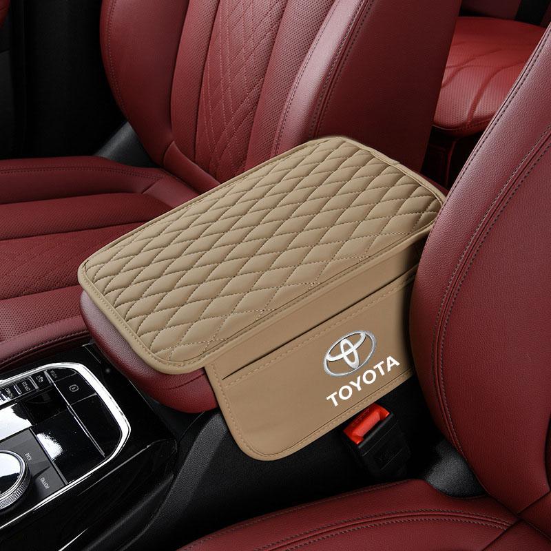 Car Armrest Box Height Pad Mounted Memory Cotton Central Box Car Interior For Toyota GR Sport Hilux Aygo Yaris Corolla Rav4 CHR Auris Cruiser Camry