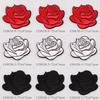 10Pcs Flower Rose Iron On Patches Embroidered Sew On Patch Appliques Patch for Clothing Jackets Backpack Repairing Decorations
