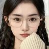 Anti Blue Light Glasses Metal Square Frame Unisex Eyewear for Women Men Anti Radiation Computer Glasses