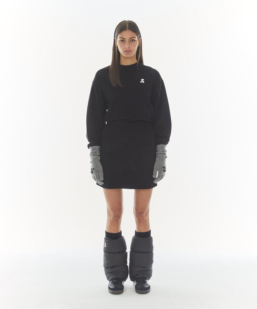 Rest And Recreation Jersey Mini Dress - Black