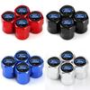 4Pcs/Set Car Wheel Tire Valve Caps Metal Stem Cover For Escape Kuga Mondeo Ecosport Fiesta Focus 2 3 MK1 MK2 Fusion Ranger