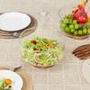 Tigela Grande Criativa de Frutas de Vidro Base de Madeira Tigelas de Armazenamento de Lanches Pipoca Nozes Casa Natal Recipiente de Armazenamento