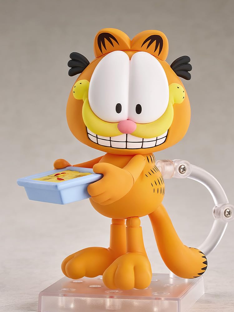 Nendoroid Garfield Plastic Painted Articulated Figure Non-scale