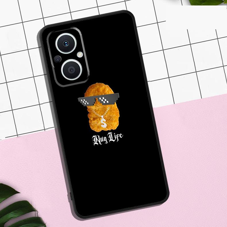 French Fries Burger Pizza Case For OPPO Reno 13F 13 12 12F 11 11F 8T 7 8 10 Pro OPPO Find X8 Pro X6 X3 X5 Lite Cover