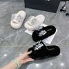 Fashion Women's Cotton Slippers 2024 New Fashion Comfortable Autumn and Winter Bow Thick Sole Shoes Zapatillas De Algodón Para Mujer