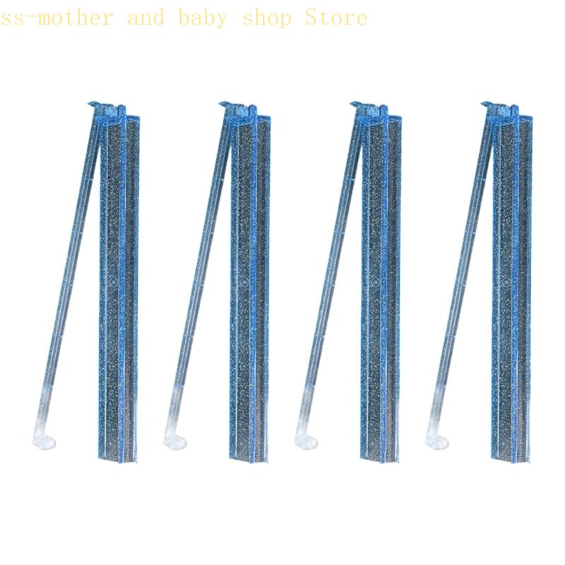 066B Stylish Acrylic Mahjong Racks with Pusher Set Mahjong Tile Holder 4PCS