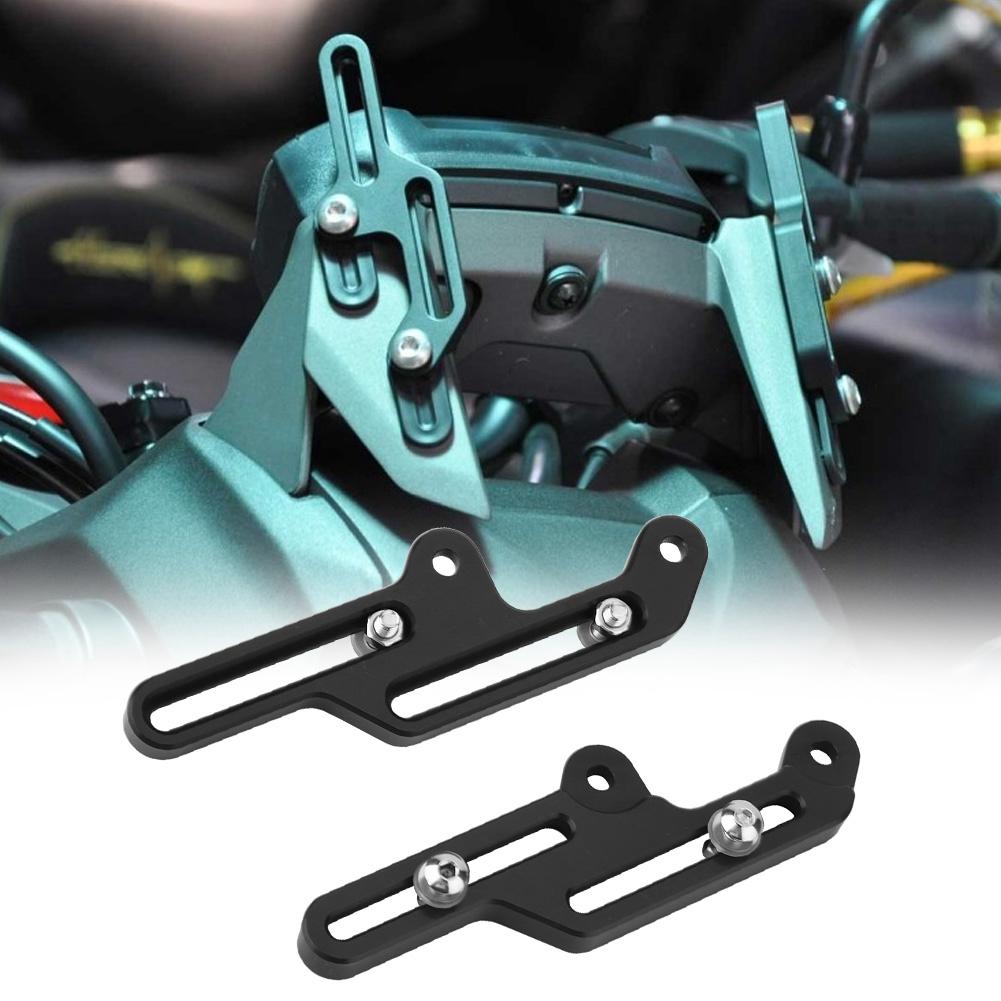 Ajustateurs de pare-brise de moto Support de pare-brise pour Honda NC700X NC750X 2012 2015(Noir)
