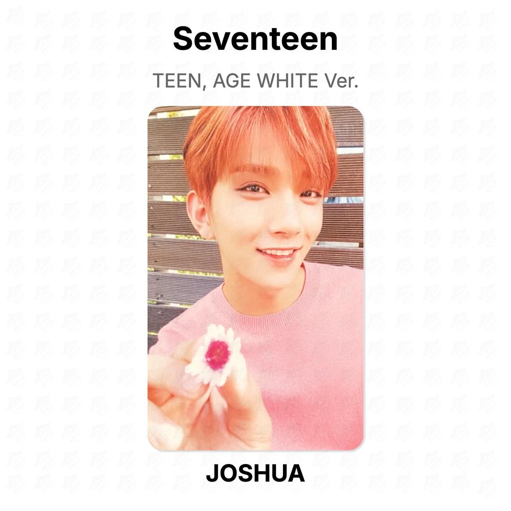 Seventeen TEENAGER, ALTER WEISS Version. Offizielle Fotokarte