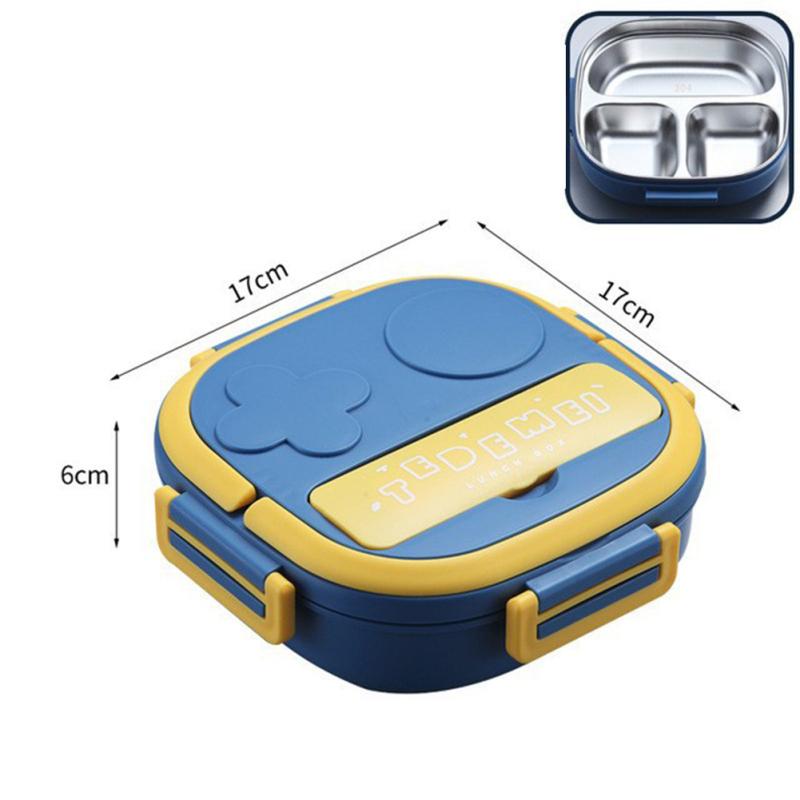 550ml Portable Bento Box Robot Shaped 304 Stainless Steel Lunch Box Outdoor Camping Picnic Food