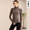 Fashion Yoga Jacket Elegant Fitness Running Jacket Semi Zipper Sports Jacket