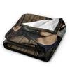 Supernatural Dean Winchester Flannel Blanket Autumn Warm Soft Bedding Throws Bedroom Novelty Bedspread Sofa Bed Cover