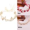 Girl Floral Hair Accessories Bride Crystal Crown Headband Flower Hairband Daisy Headwear