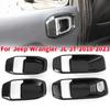 4Pcs/set Car Door Handle Bowl Cover Sticker Decorative Covers Interior Mouldings Fit for Jeep Wrangler JL JT