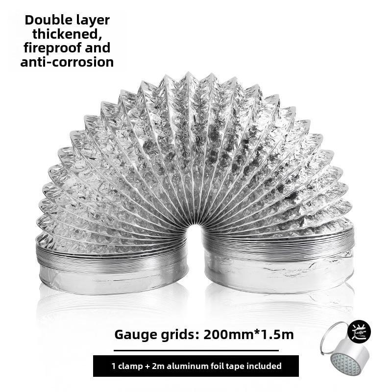 Universal Aluminum Foil Ventilation Duct for Range Hoods and Bathroom Exhausts