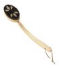 Marna Body Brush with Curved Handle Made In Natural Long Bath Body Brush To Wash Back Hanging Storage B583 (Horsehair / Japan) Bristles, Handle, (Easy
