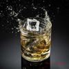 2022 Enjoyable Whiskey Glass Rotating Sommelier Relaxed Crystal Wineglass Old Fashioned Flow Shadow Whisky Cup Healing Beer Mug