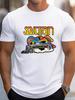 Witllent Men's 100% Cotton Vintage 70s Soul Train T-Shirt, Men's Christmas 220g Heavy Cotton T-Shirt(1 PC)