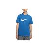 T Shirts Men's Blue Crew Neck Moderate Straight Fit DC5095-407