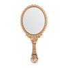 Women Dresser Mirror Standing Makeup Vanity Mirror Vintage Handheld Mirror Oval-Shape