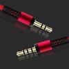 Jack Speaker Line Gold-plated Plug Nylon Braid 3.5mm To Jack 3.5mm With Mic Aux Cable Car Aux Cord Audio Cable Audio Wire