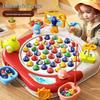 Magnetic Fishing Toy for Kids - Rotating, Electric Early Education Game for Boys & Girls, Parent-Child Interactive Puzzle