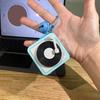 Vintage Record Player Keychain Charm Pendant With Recording Function for Decorative and Practical Daily Casual Use
