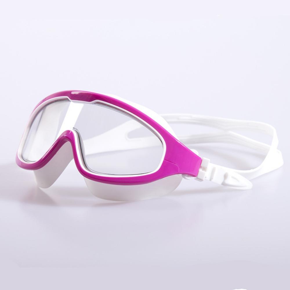 Verpackte Schutzschwimmbrille mit großem Rahmen, Schwimmbrille für Kurzsichtigkeit, UV-beständige und beschlagfreie Schwimmbrille.