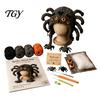 Easy Earflap Hat Pattern Halloween Animal Hood Crochet Kit, Skull Spider Bat DIY Spooky Pumpkin Craft Kit for Adults Teens, Autumn Winter Project