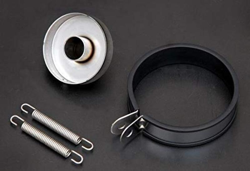 Realize Universal Silencer x Insertion Diameter Curl Type Stainless Steel Motorcycle Easy Motorcycle Exhaust Muffler Band 90 300mm, 60.5, (Type C),