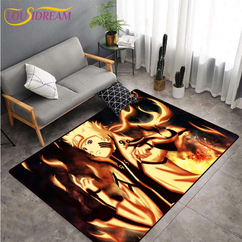 Naruto Anime Carpet Living Room Bedroom Bedside Mat Japanese Study Room Computer Chair Home Fashion Floor Mat Area Rug