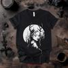 Gothic Succubus Queen T Shirt Dark Fantasy Witch Clothing Demoness Mystical Forest Apparel Vintage Streetwear Breathable