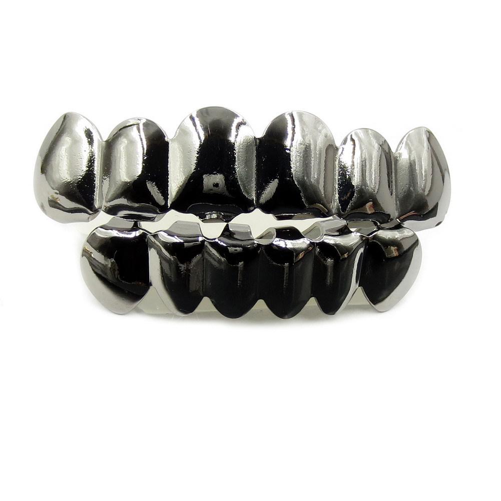 European Hot Item: Real Gold Plated Hip Hop Fangs Mouthguard Grillz Decoration